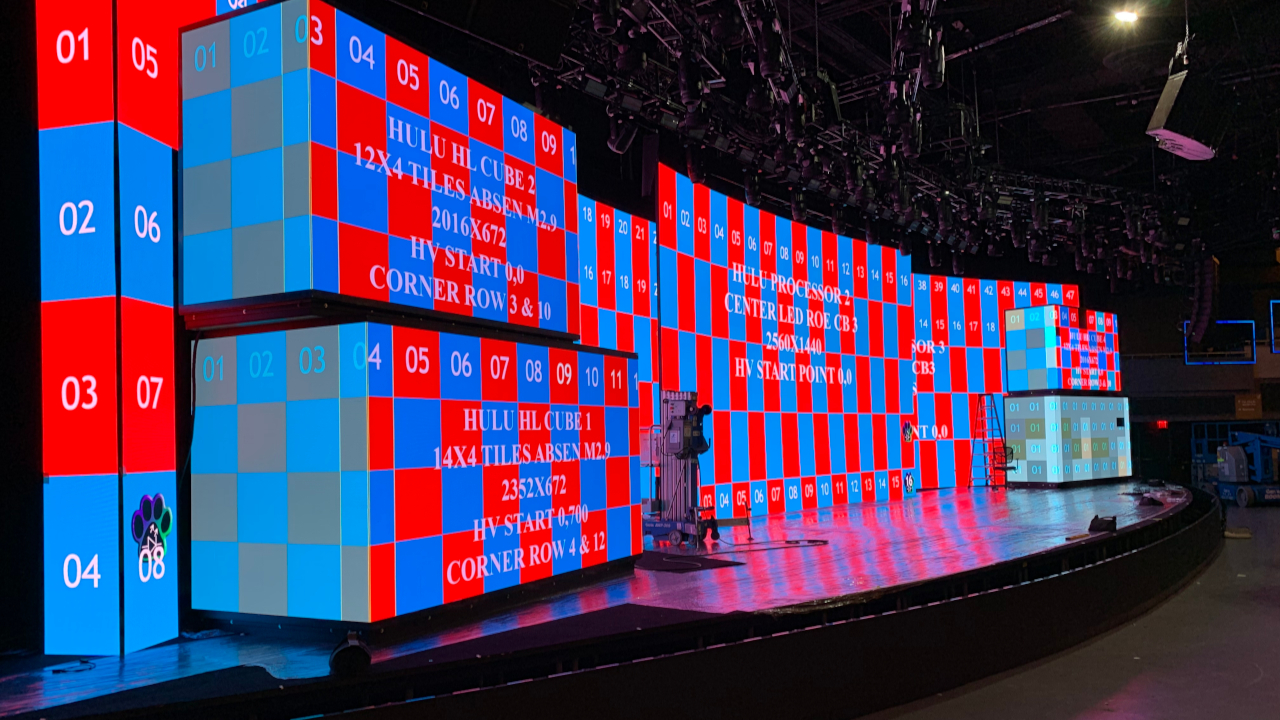 Hulu Upfronts — LED pixel map